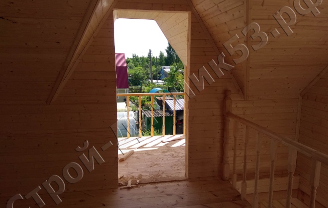 3 Брусовой дом 7×7, 80 м², Московская область,  Егорьевский район, СНТ «Спутник» (3)